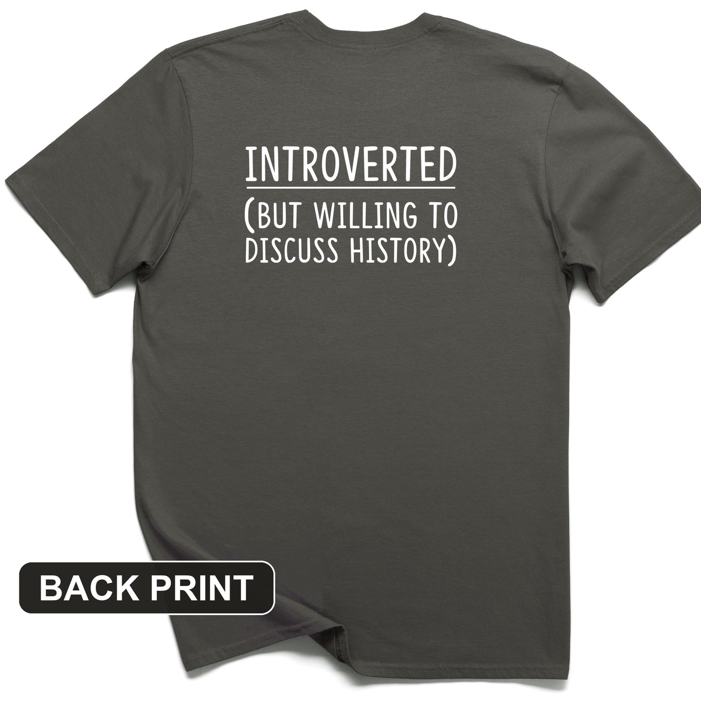 Introverted Back Print T-Shirt