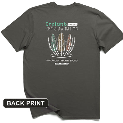 Irish-Choctaw Friendship Back Print T-Shirt