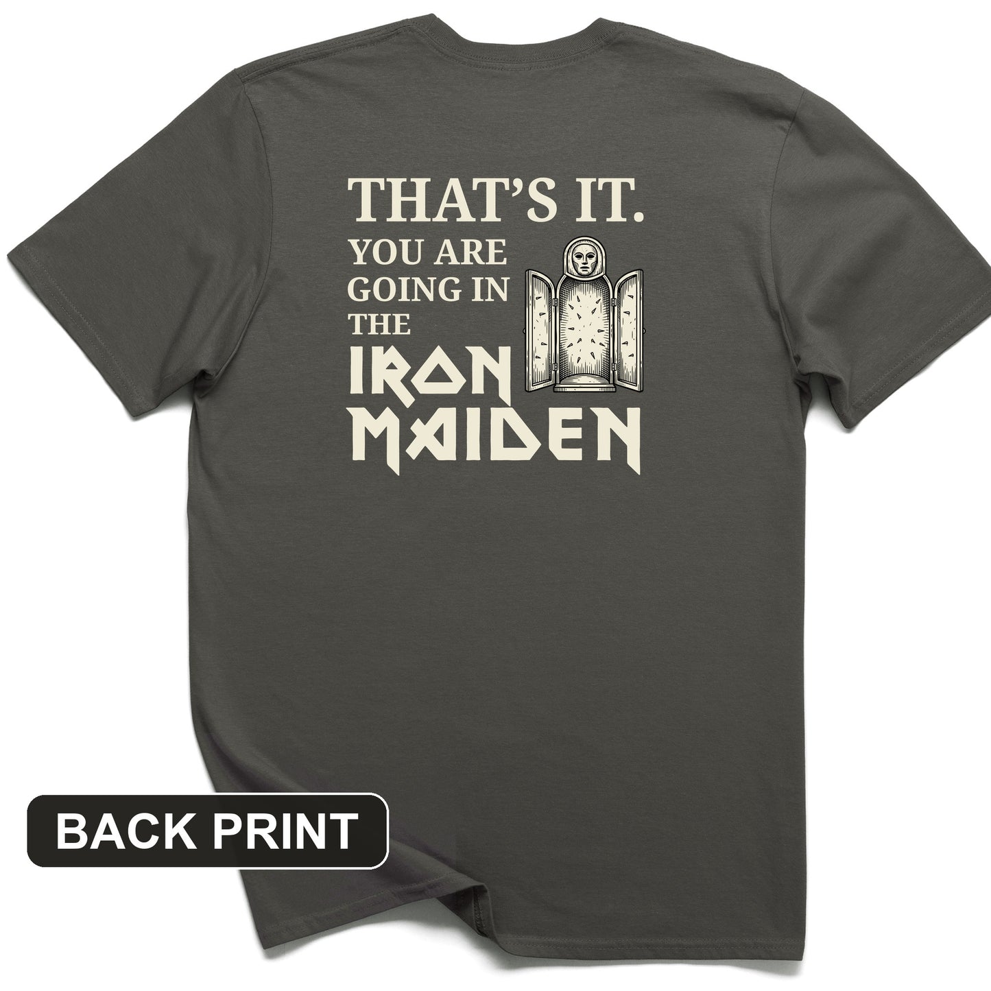 Iron Maiden Back Print T-Shirt