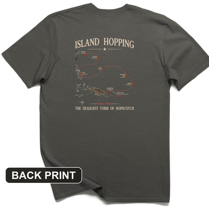 Island Hopping Back Print T-Shirt
