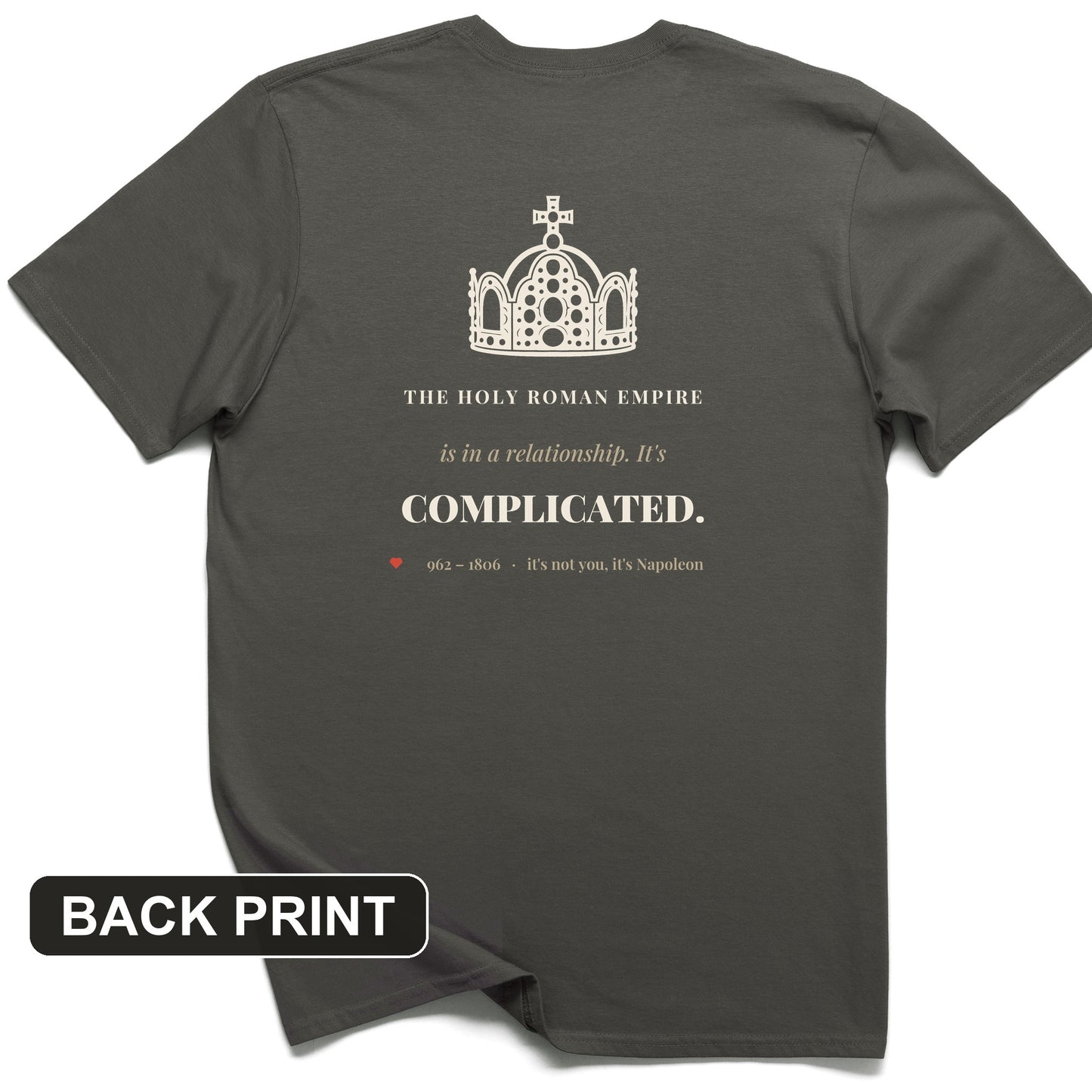 Its Complicated Back Print T-Shirt