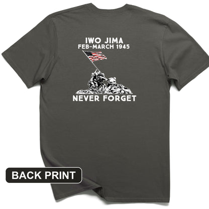 Iwo Jima Back Print T-Shirt