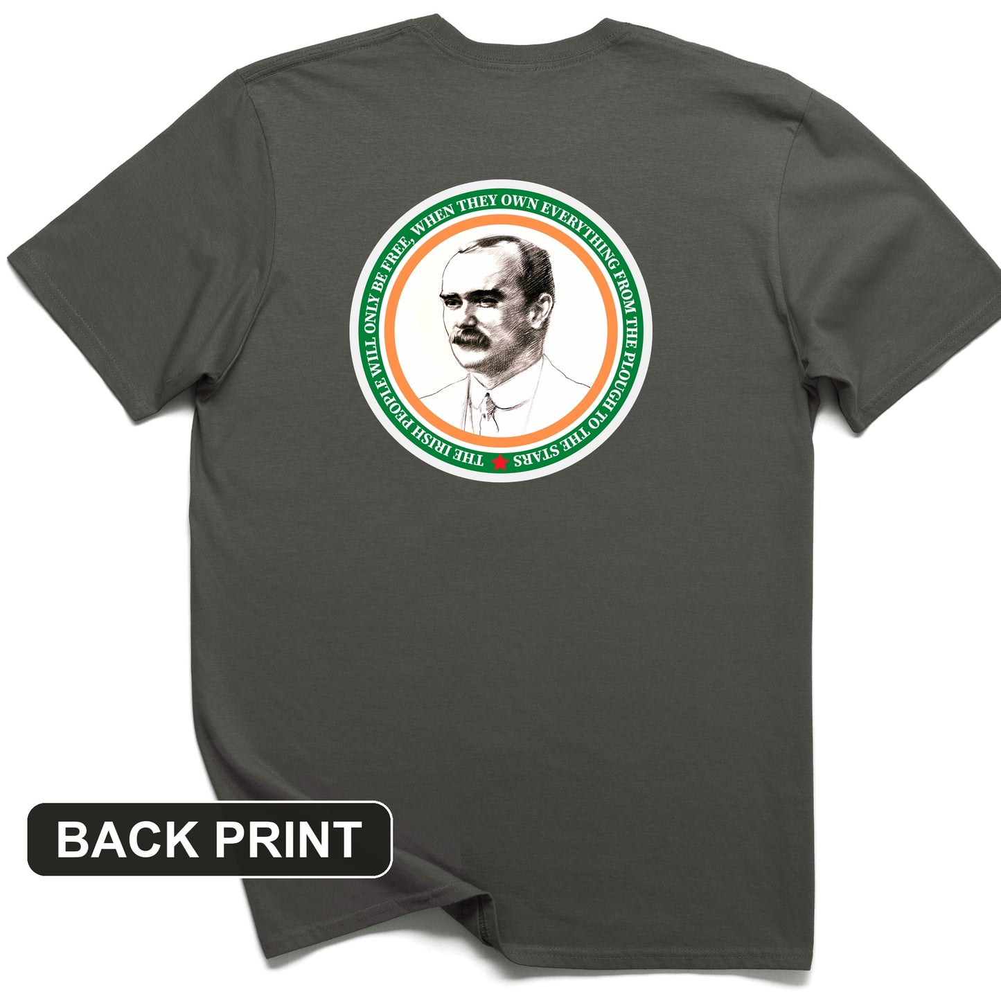 James Connolly Back Print T-Shirt