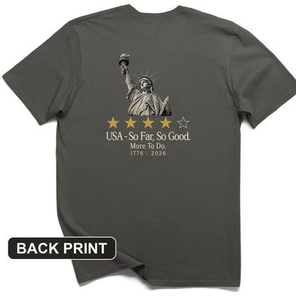 Liberty So Far So Good Back Print T-Shirt