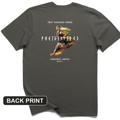 Marathon Run Back Print T-Shirt