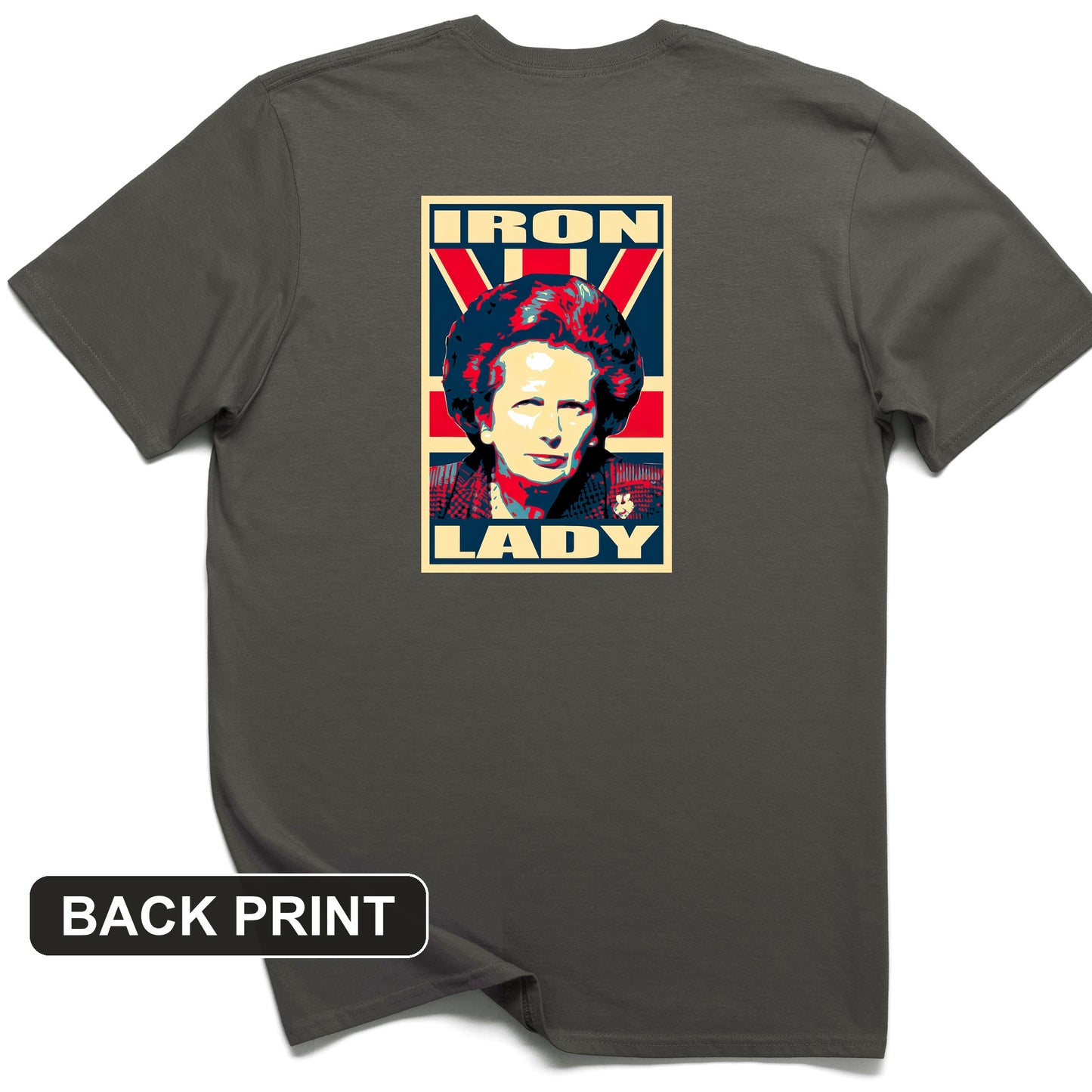 Margaret Thatcher Back Print T-Shirt