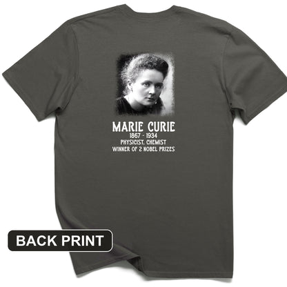 Marie Curie Back Print T-Shirt