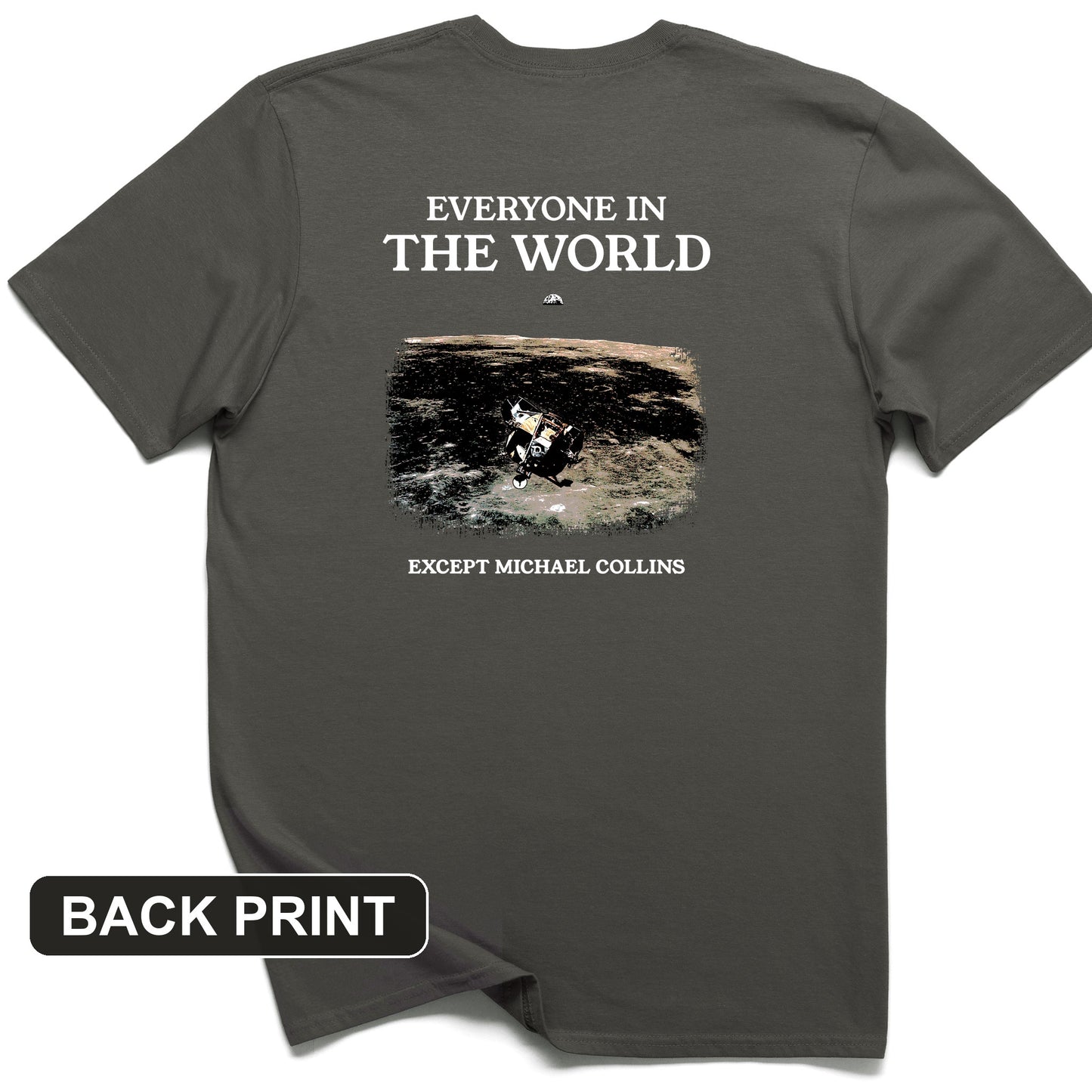 Michael Collins Back Print T-Shirt
