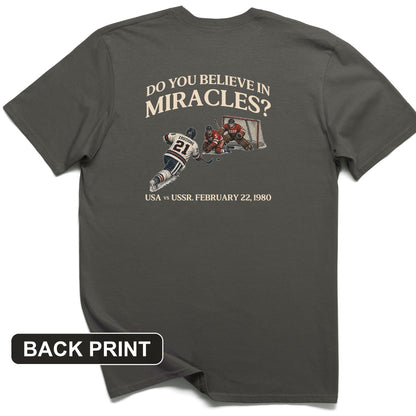 Miracle on Ice Back Print T-Shirt