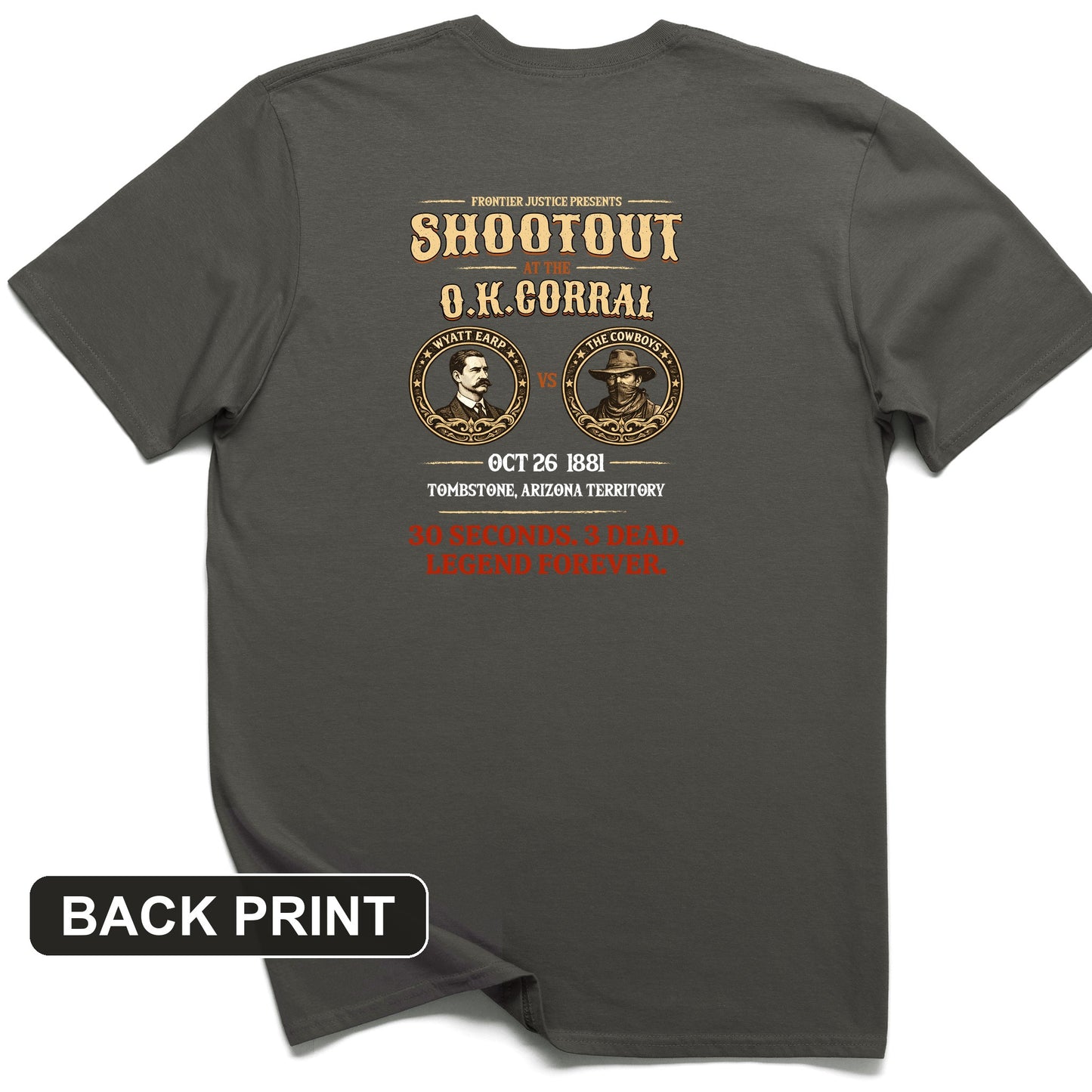 OK Corral Back Print T-Shirt