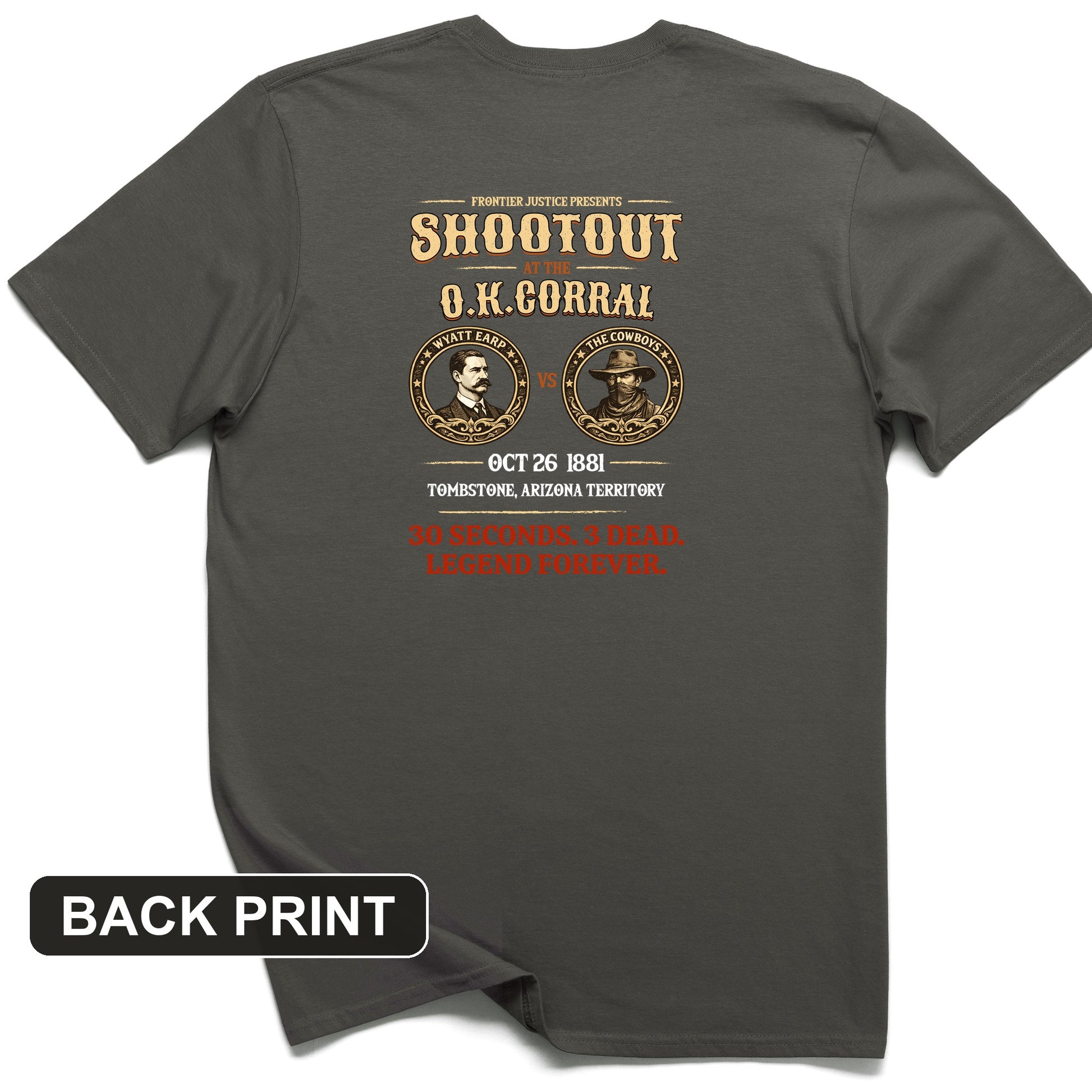 OK Corral Back Print T-Shirt