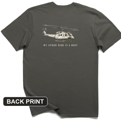 Other Ride Is A Huey Back Print T-Shirt