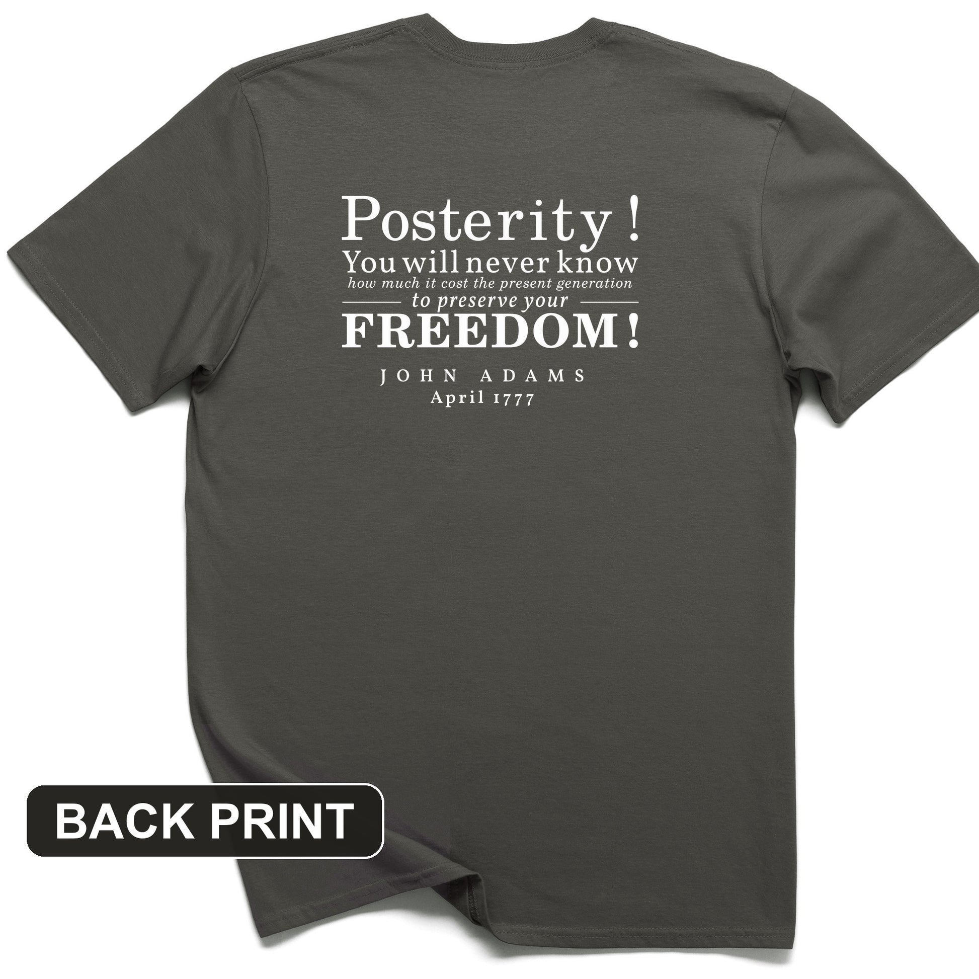 Posterity Back Print T-Shirt