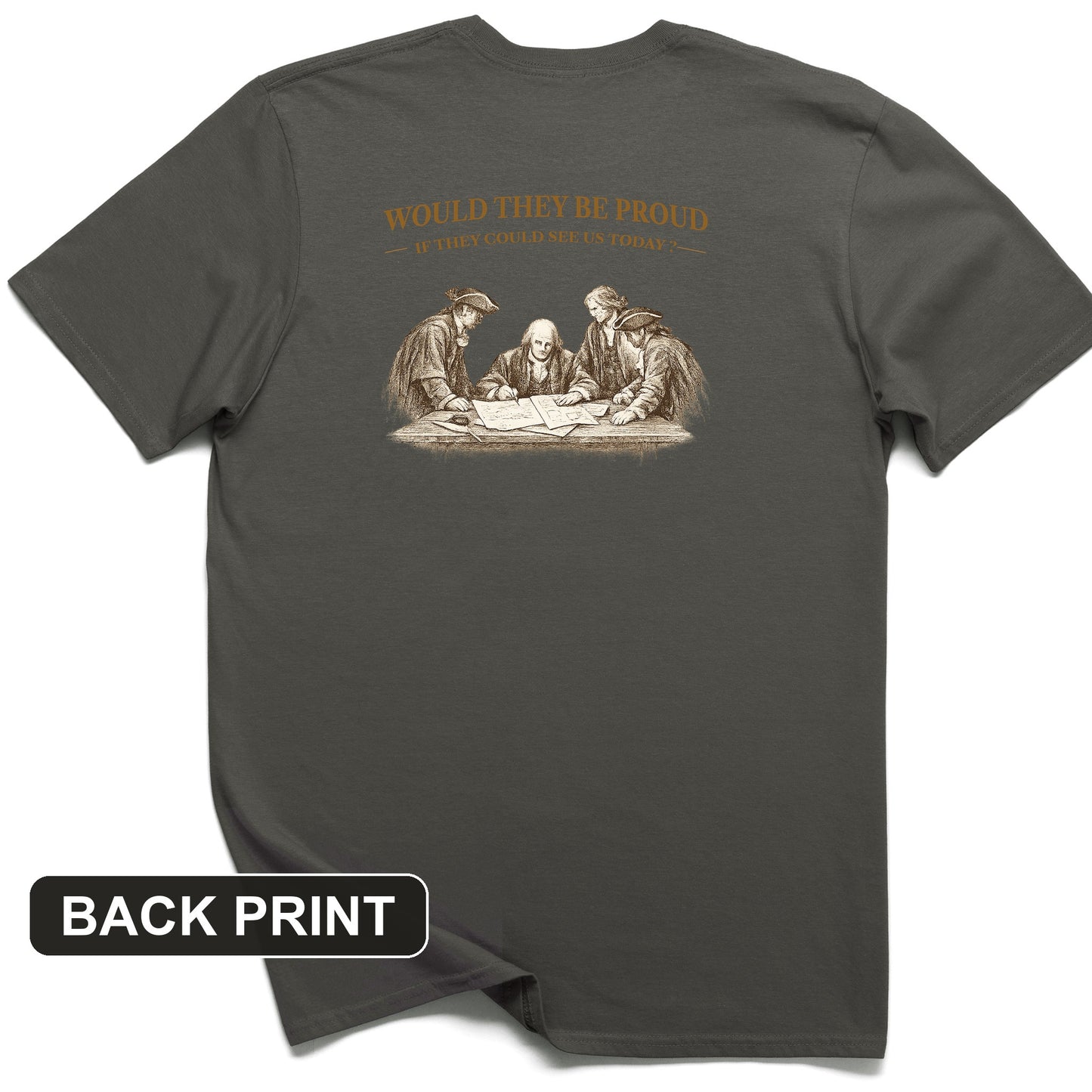 Proud of Us Back Print T-Shirt