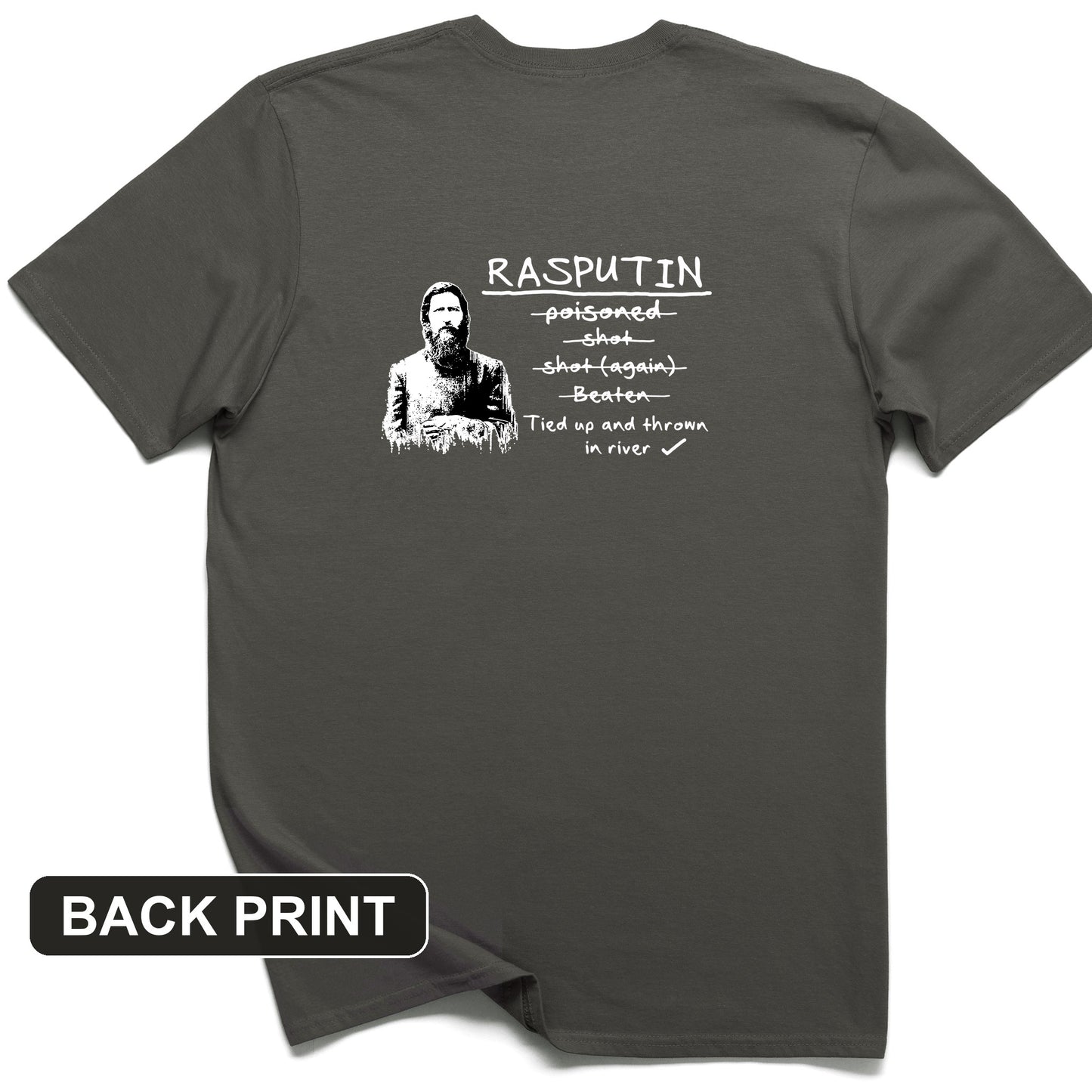 Rasputin Back Print T-Shirt