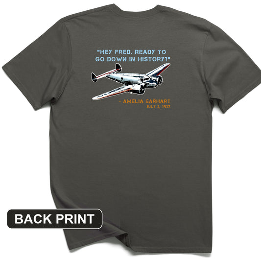 Ready To Go Down In History Back Print T-Shirt