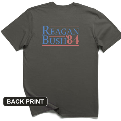 Reagan Bush Back Print T-Shirt