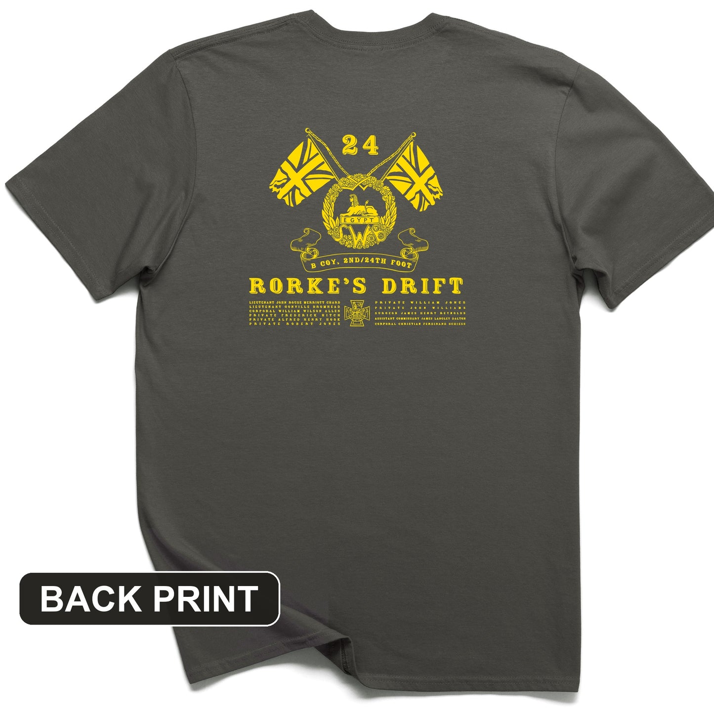 Rorke's Drift Back Print T-Shirt