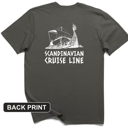 Scandinavian Cruise Line Back Print T-Shirt