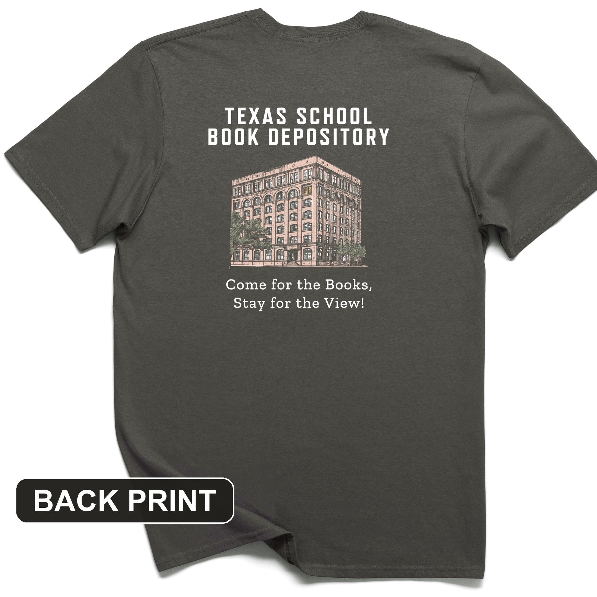 School Book Depository Back Print T-Shirt