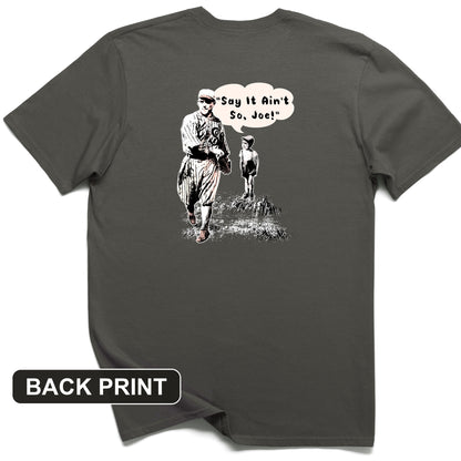 Shoeless Joe Jackson Back Print T-Shirt