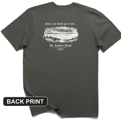 St Lucia Flood Back Print T-Shirt