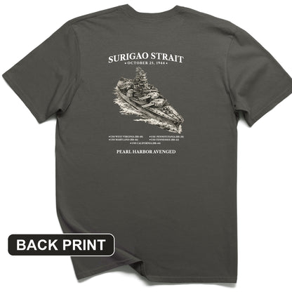 Surigao Straits Back Print T-Shirt
