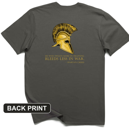Sweat More Bleed Less Back Print T-Shirt