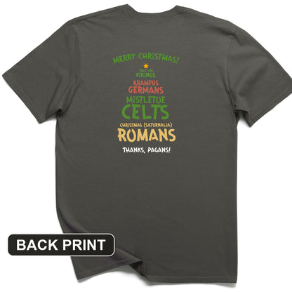Thanks Pagans Back Print T-Shirt