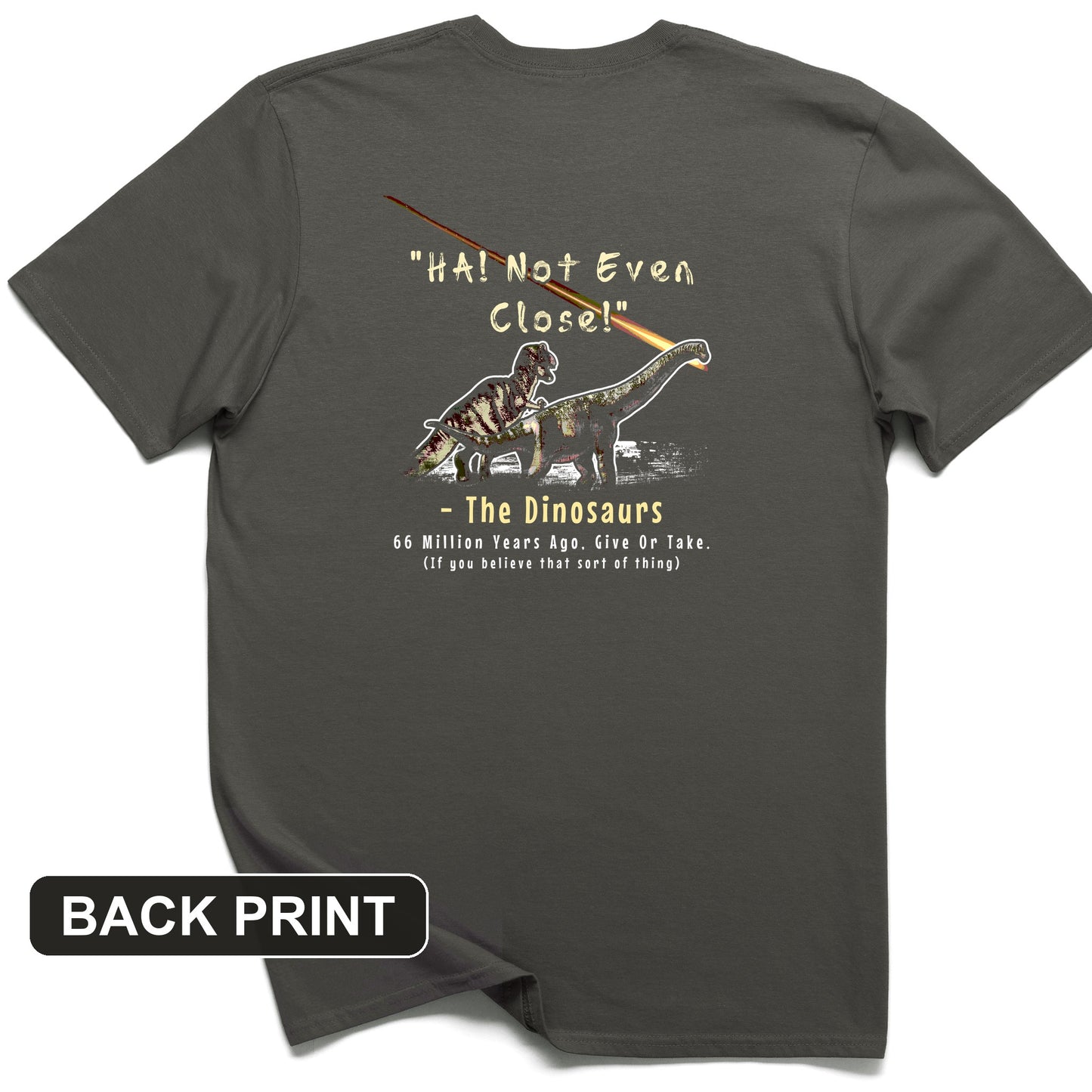 The Dinosaurs Back Print T-Shirt