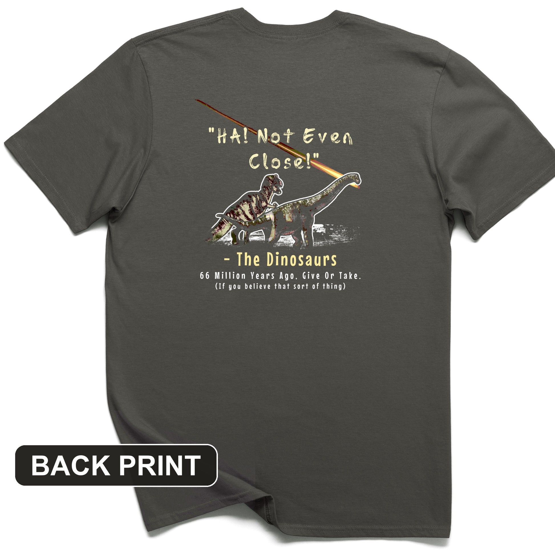 The Dinosaurs Back Print T-Shirt