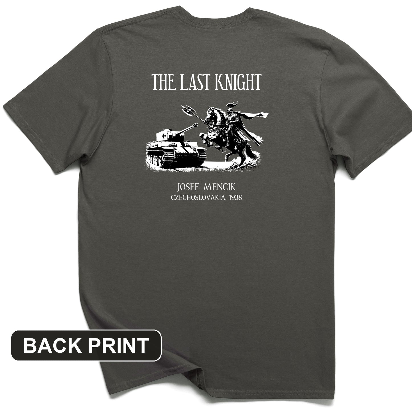 The Last Knight Back Print T-Shirt