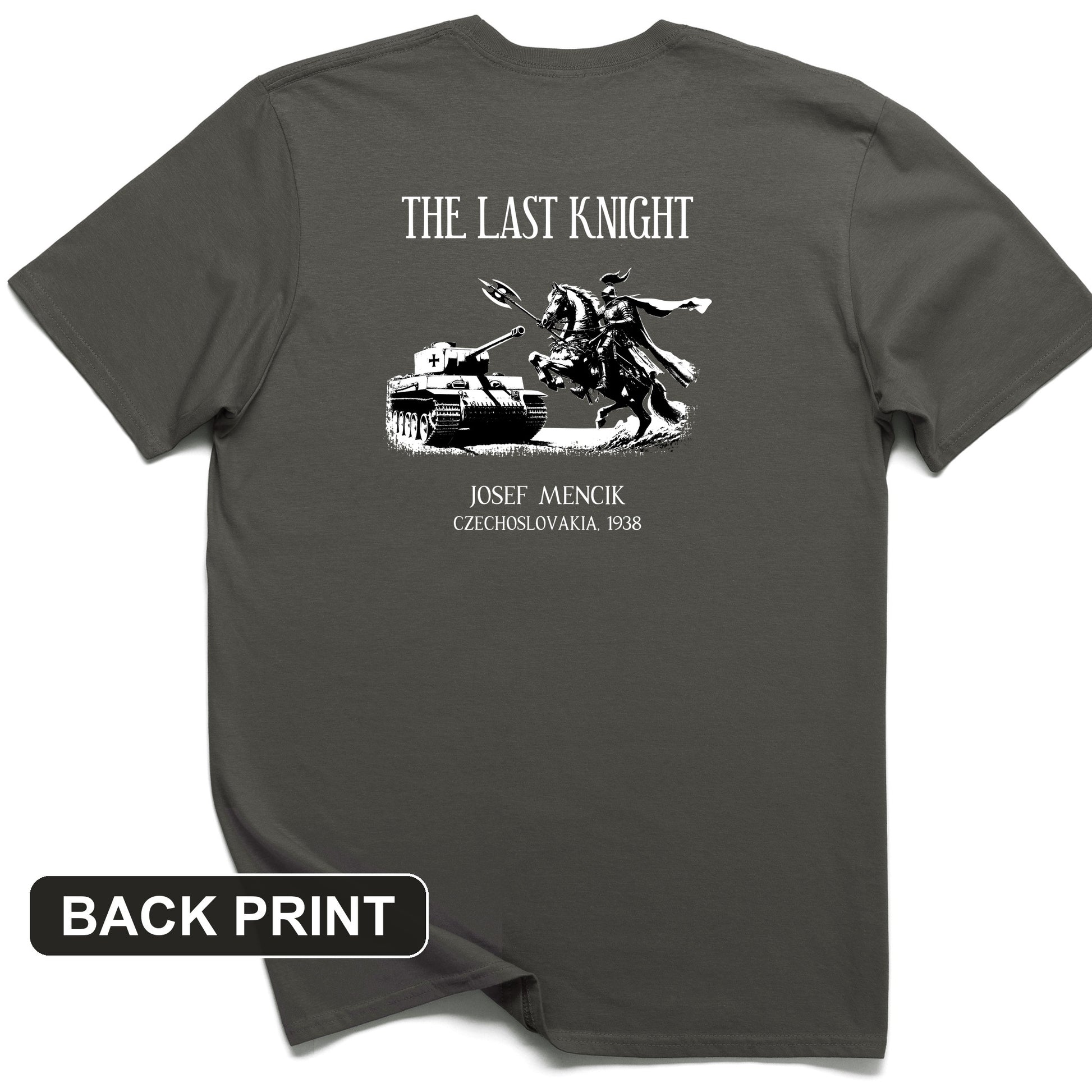 The Last Knight Back Print T-Shirt