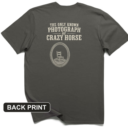 The Only Known Photograph of Crazy Horse Back Print T-Shirt