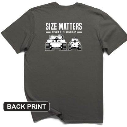 Tiger vs Sherman Back Print T-Shirt