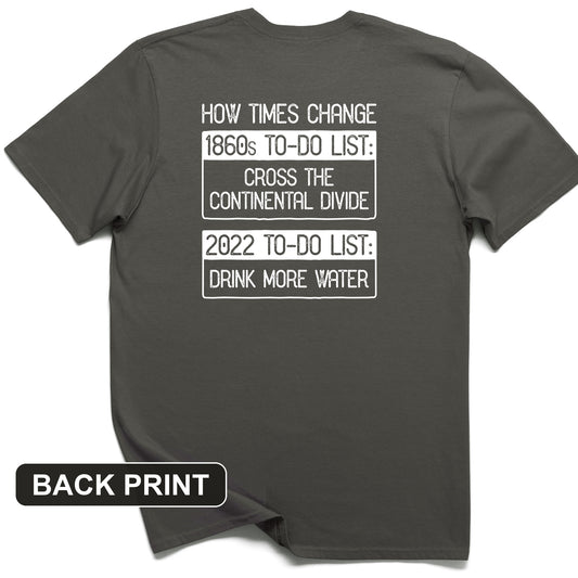 To-Do List Back Print T-Shirt
