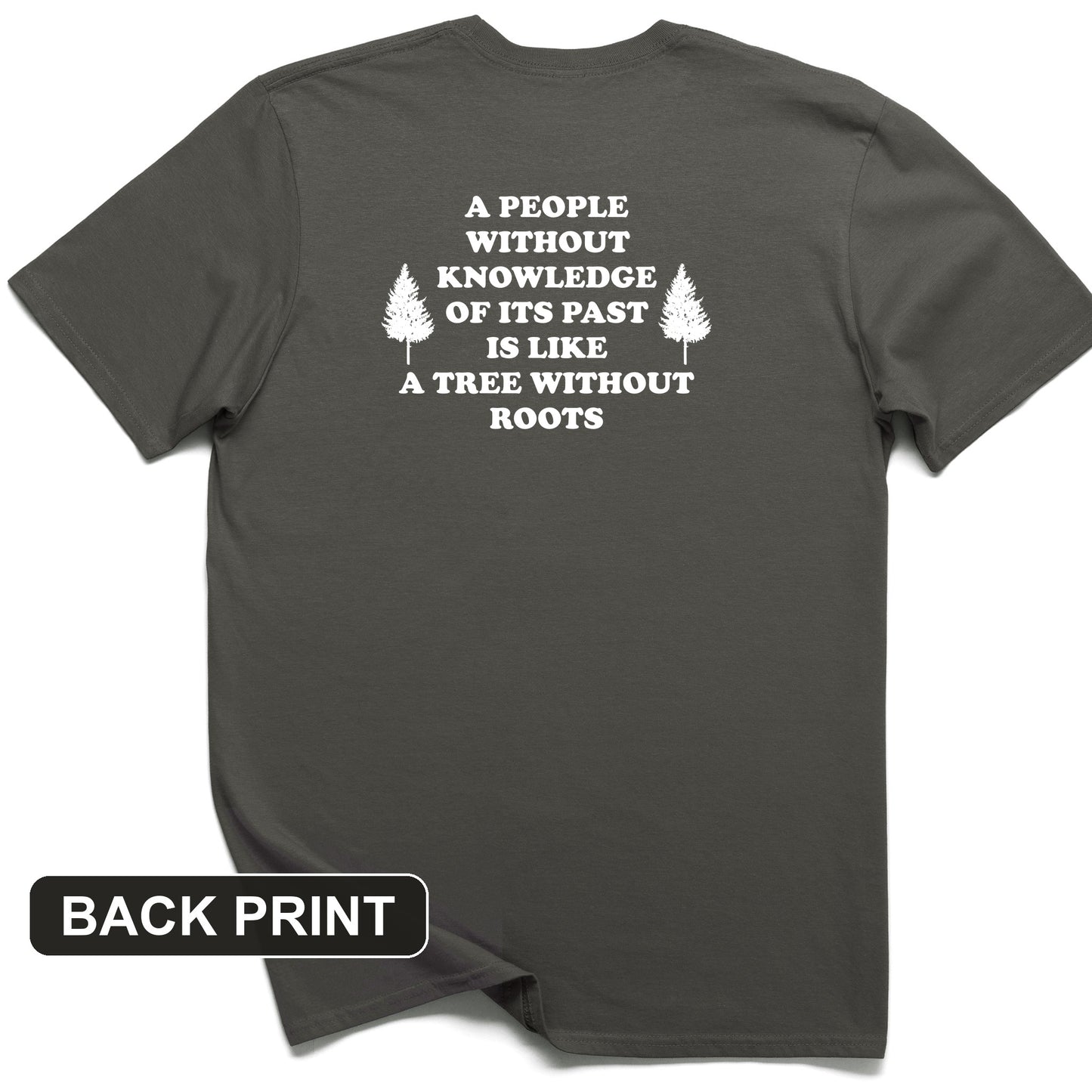 Tree Without Roots Back Print T-Shirt