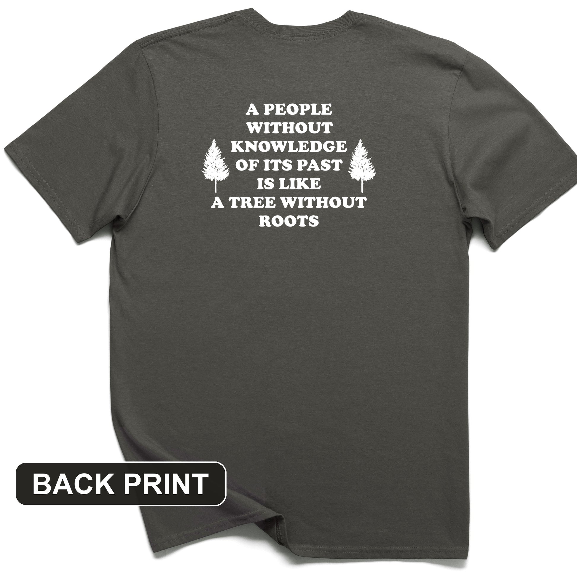 Tree Without Roots Back Print T-Shirt