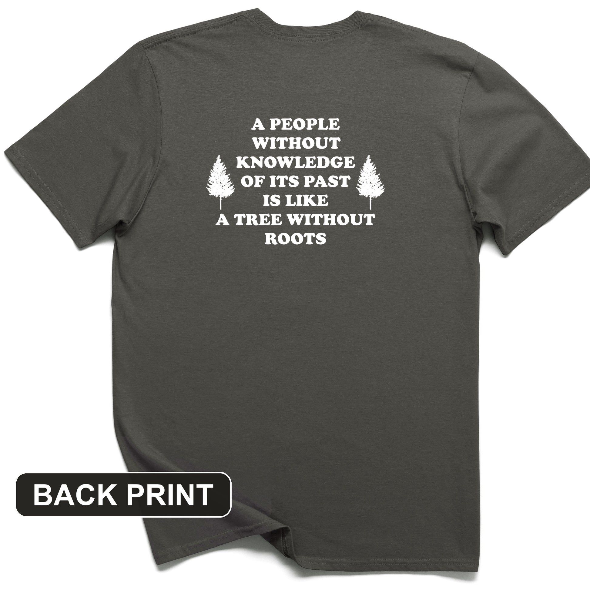 Tree Without Roots Back Print T-Shirt