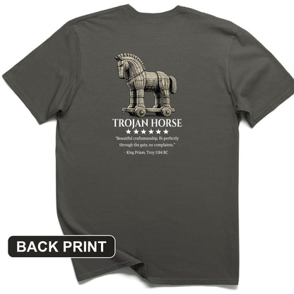 Trojan Horse Back Print T-Shirt