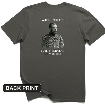Tsar Nicholas II Back Print T-Shirt