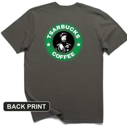 Tsarbucks Back Print T-Shirt