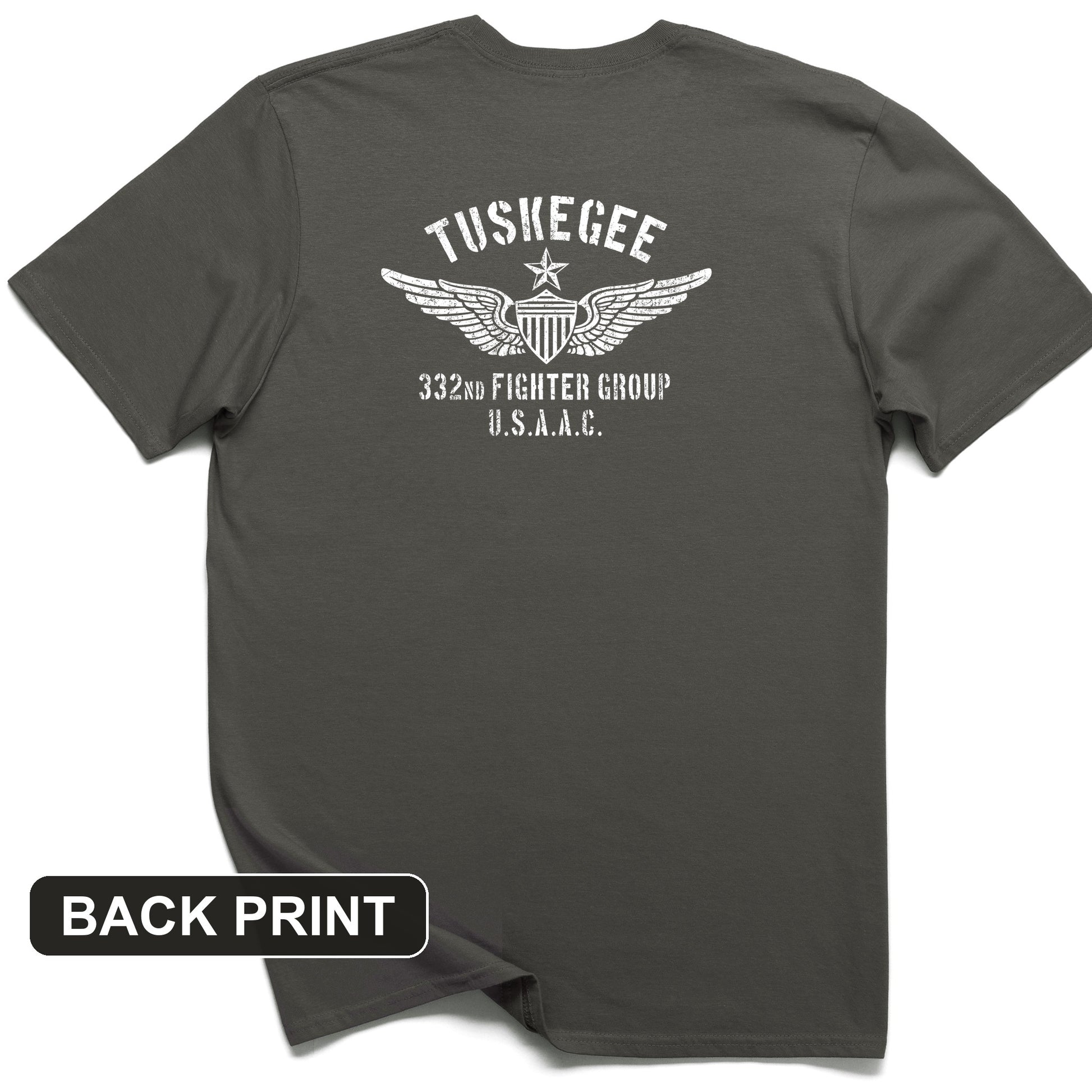 Tuskegee 332 Fighter Group Back Print T-Shirt
