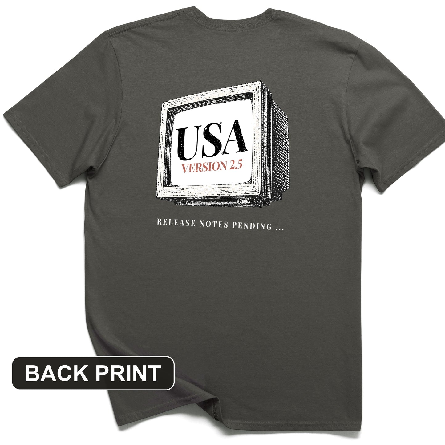 USA 2.5 Back Print T-Shirt