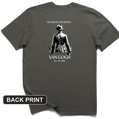 Van Gogh choices Back Print T-Shirt