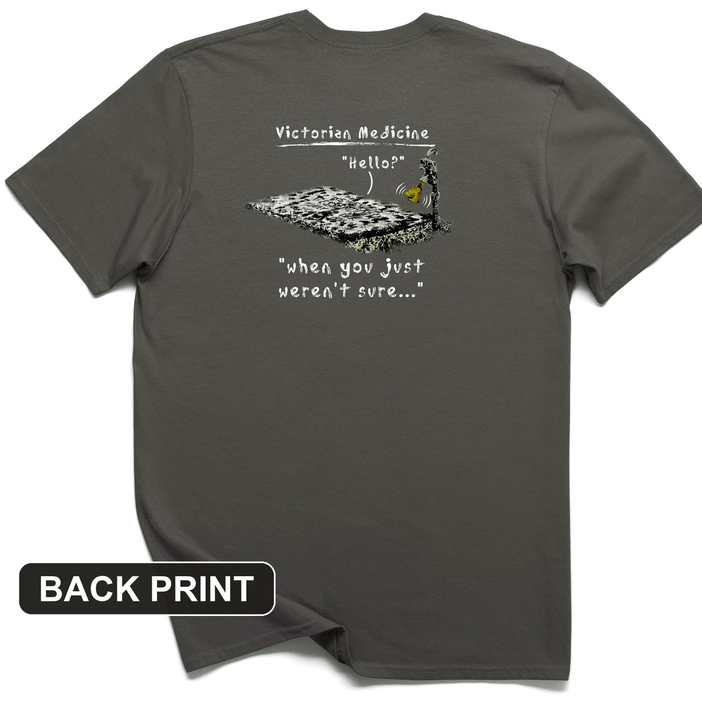 Victorian Medicine Back Print T-Shirt