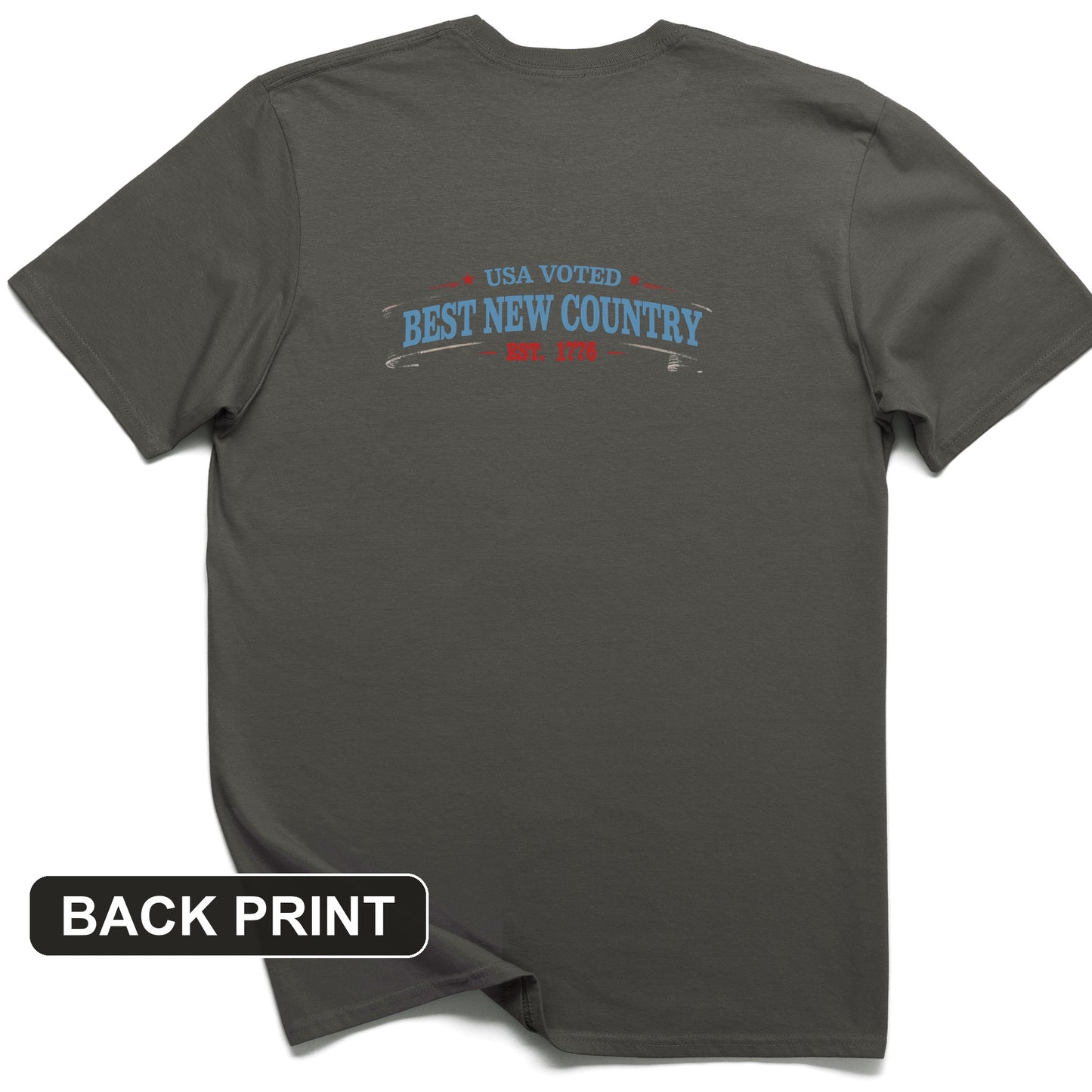 Voted Best Country Back Print T-Shirt