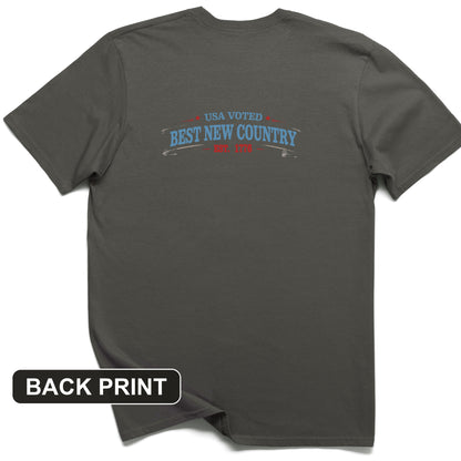 Voted Best Country Back Print T-Shirt