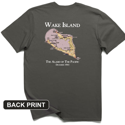 Wake Island Back Print T-Shirt