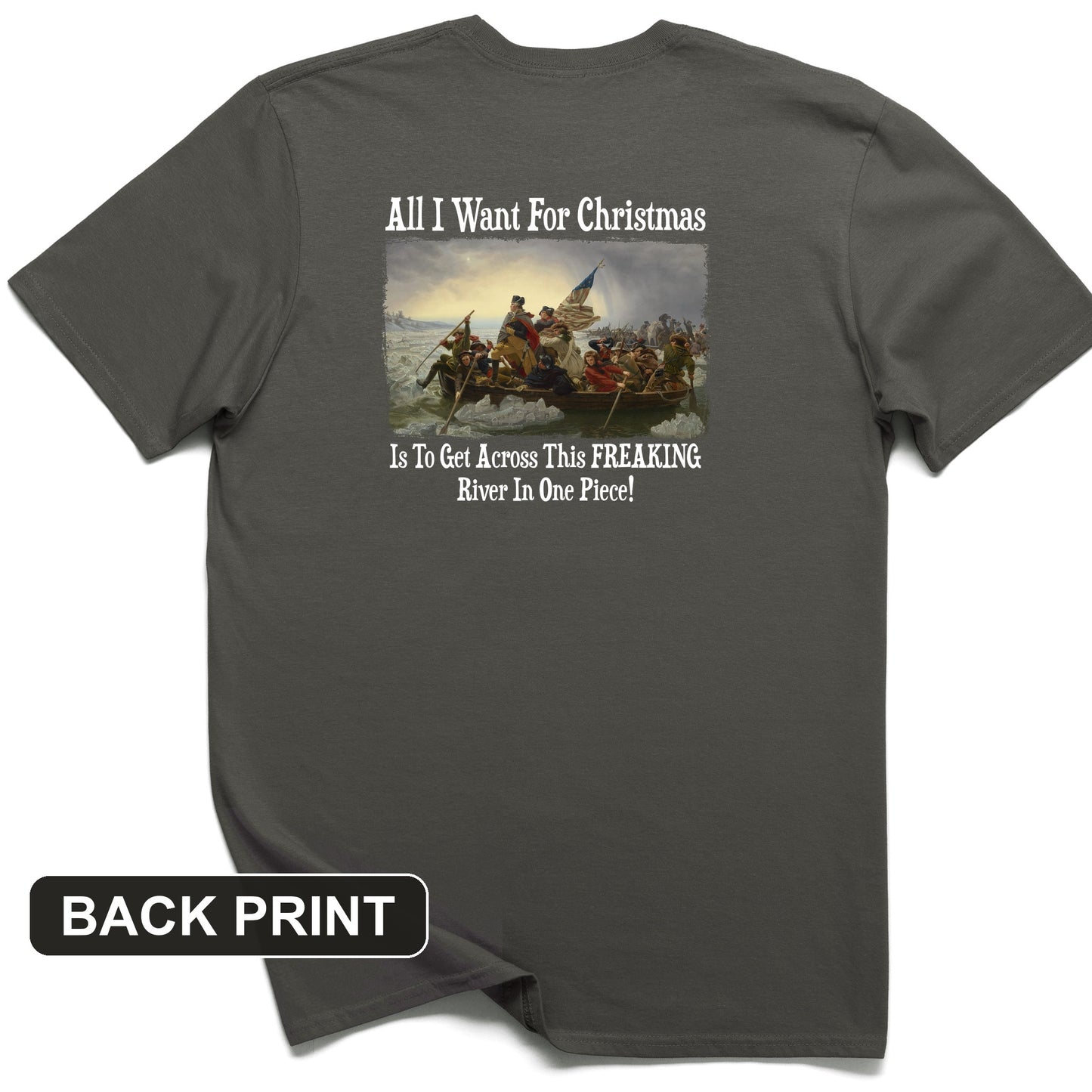 Washington All I Want Back Print T-Shirt